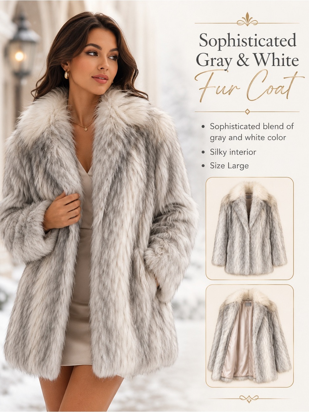 Chic Women's Faux Fur Teddy Jacket